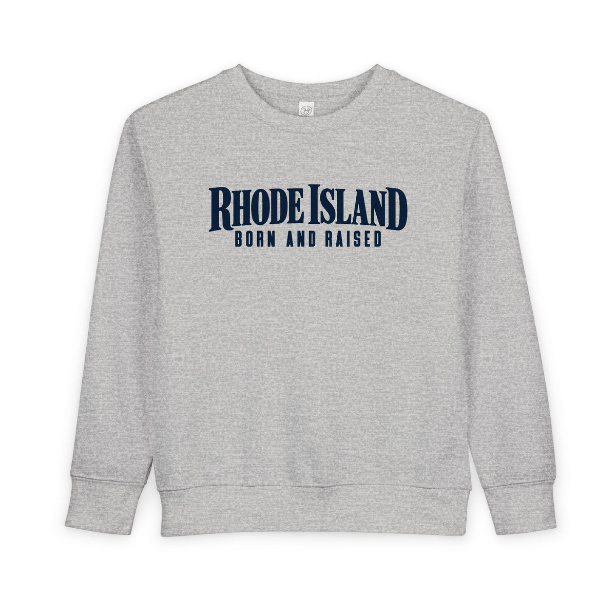 Rhode Island Born and Raised Premium Heritage Unisex Toddler Sweatshirt