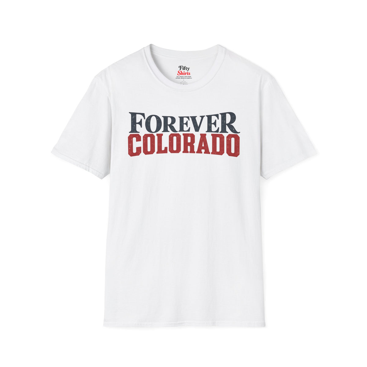 Forever Colorado Unisex Softstyle T Shirt State Name Graphic Tee