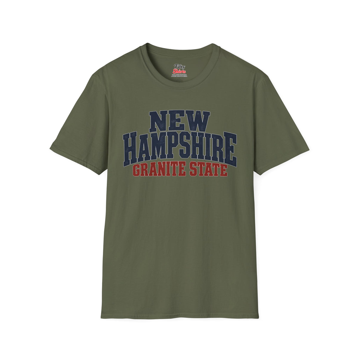 New Hampshire Granite State Unisex Softstyle T Shirt State Name Graphic Tee