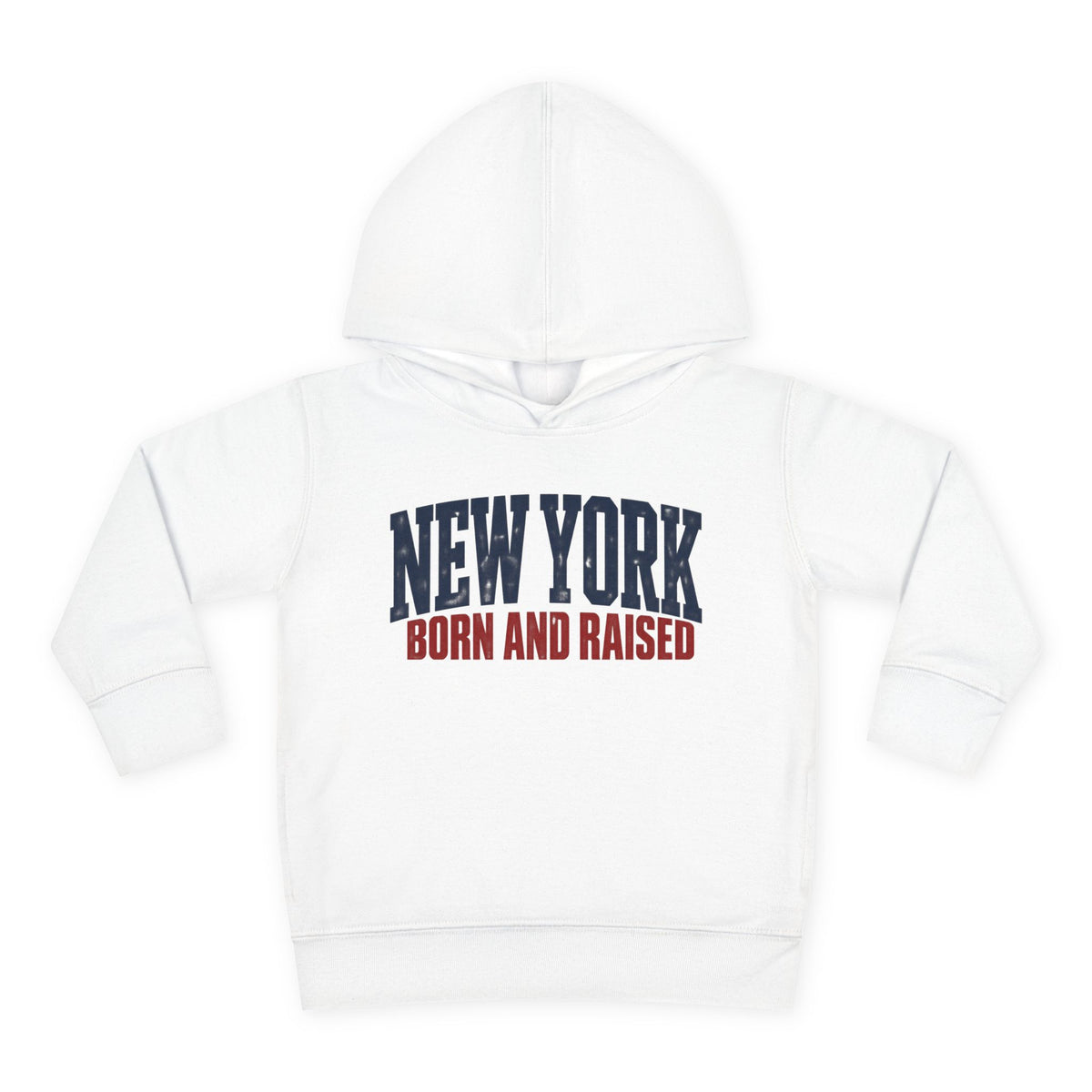 New York Born and Raised Premium Northeast Streetwear Unisex Toddler Pullover Fleece Hoodie Graphic