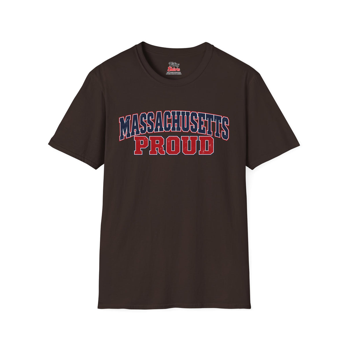 Massachusetts Proud Unisex Softstyle T Shirt State Name Graphic Tee