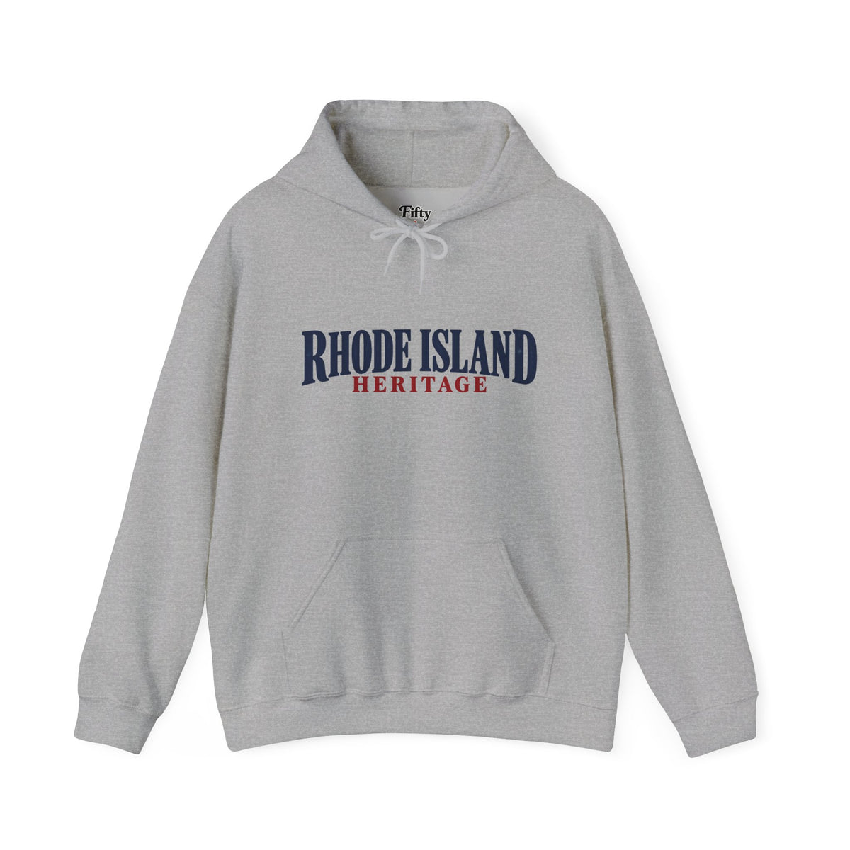 Rhode Island Heritage Unisex Hoodie State Name Graphic