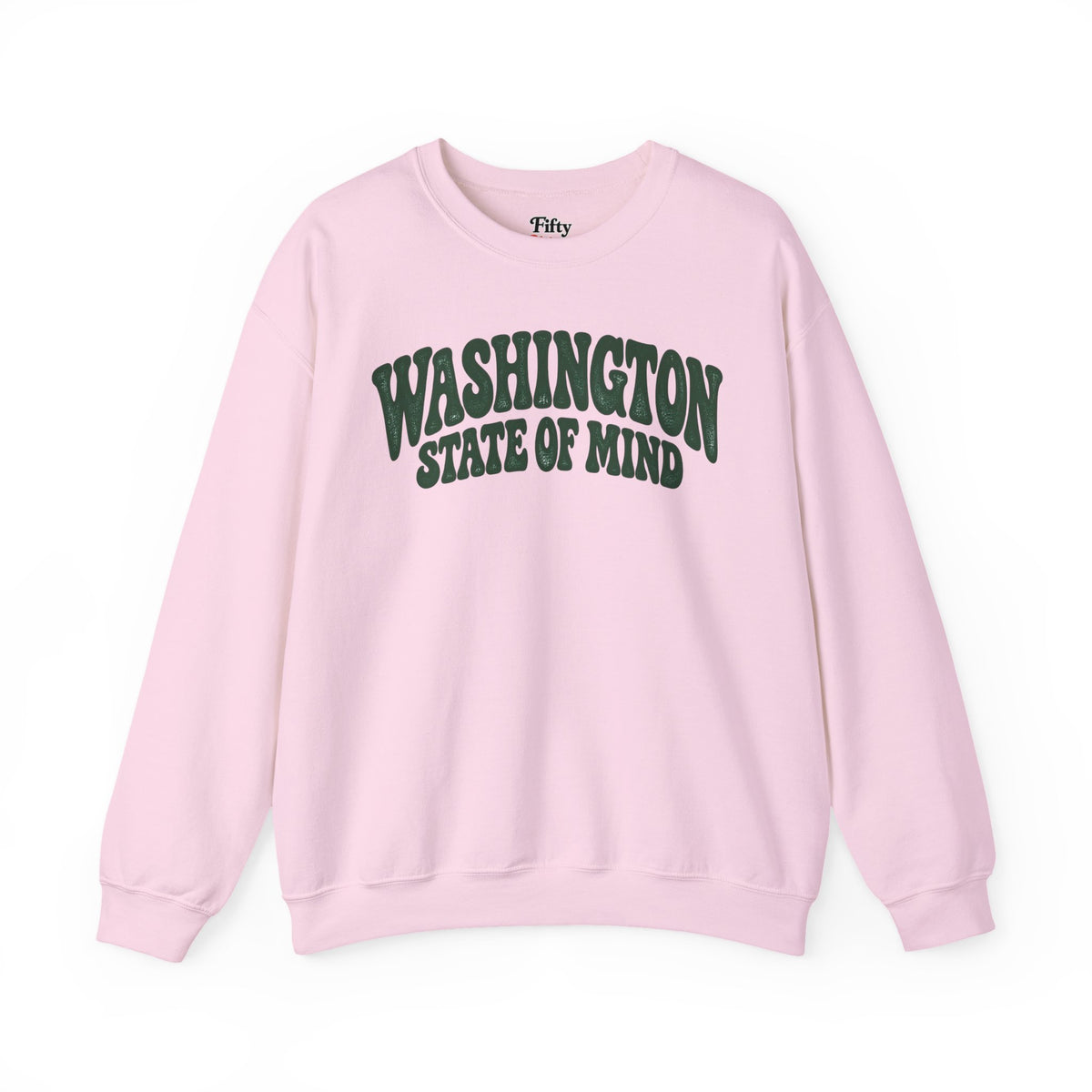 Washington State of Mind Unisex Crewneck Sweatshirt State Name Graphic