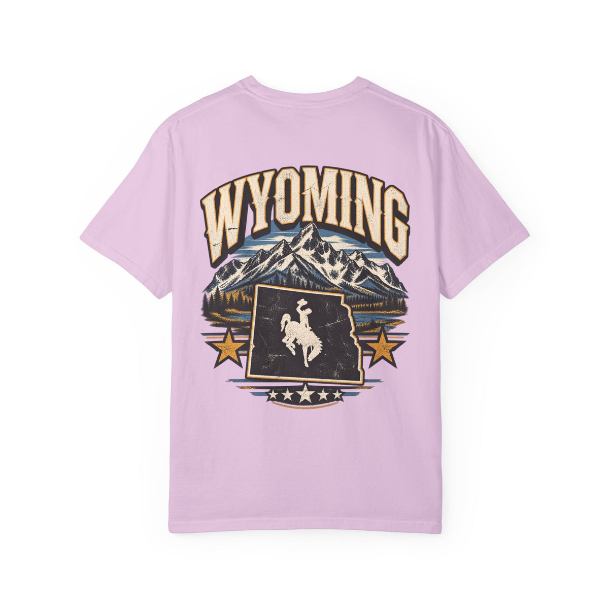 Wyoming State Pride Unisex Comfort Color 1717 Streetwear Graphic Tee