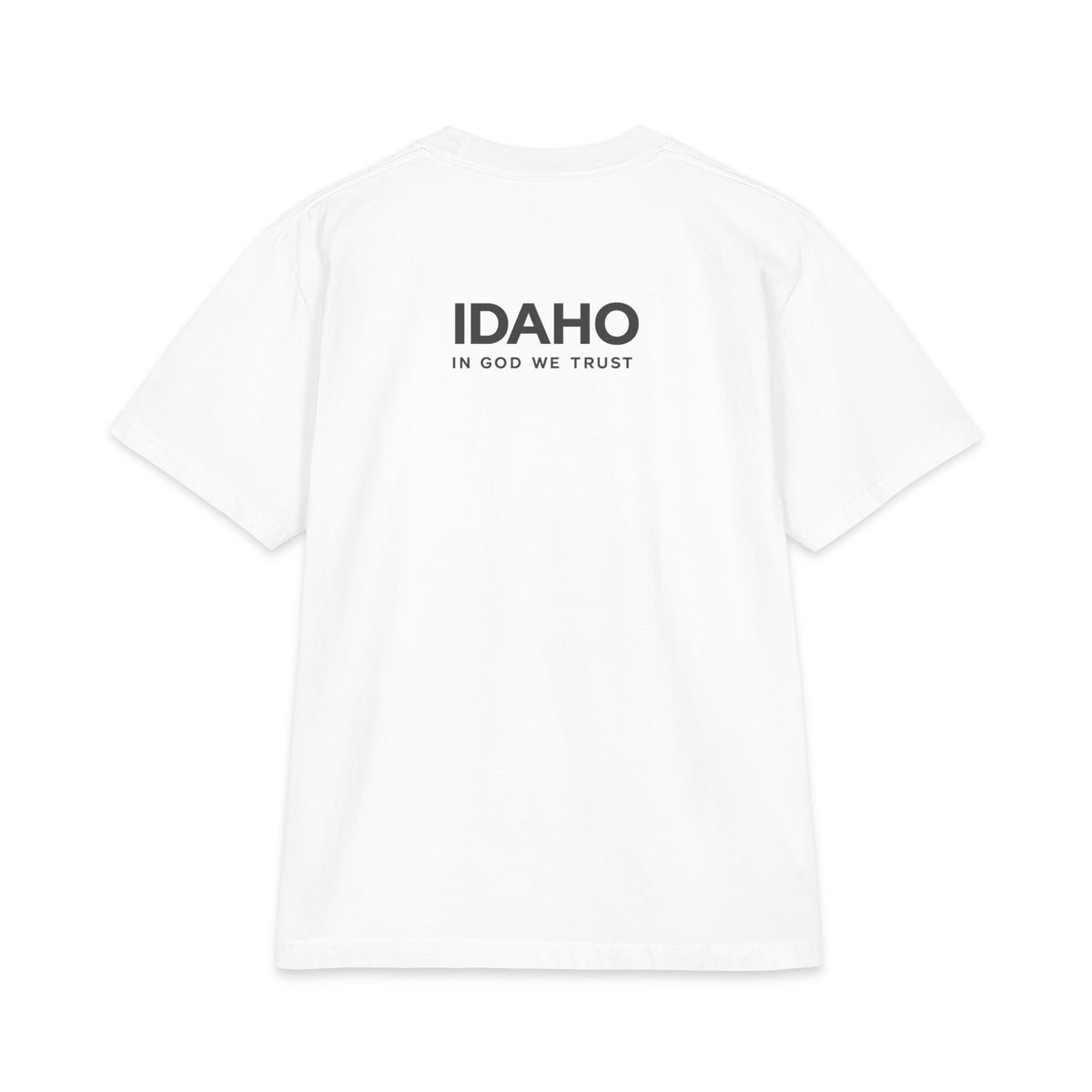 Idaho All State In God We Trust Unisex Max Heavyweight Short Sleeve