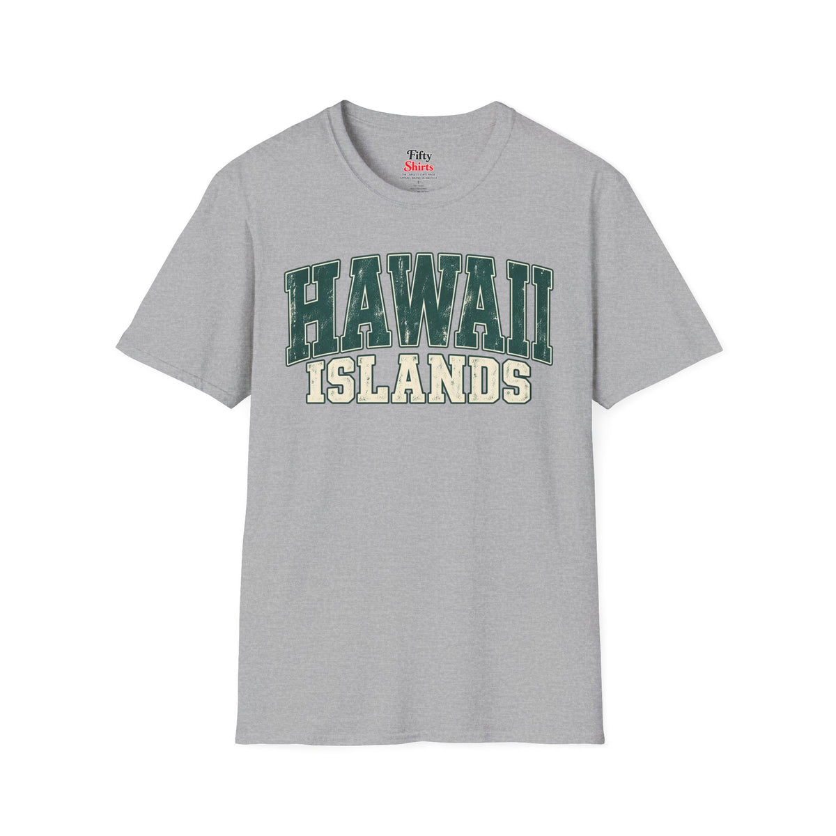 Hawaii Islands Unisex Softstyle T Shirt State Name Graphic Tee