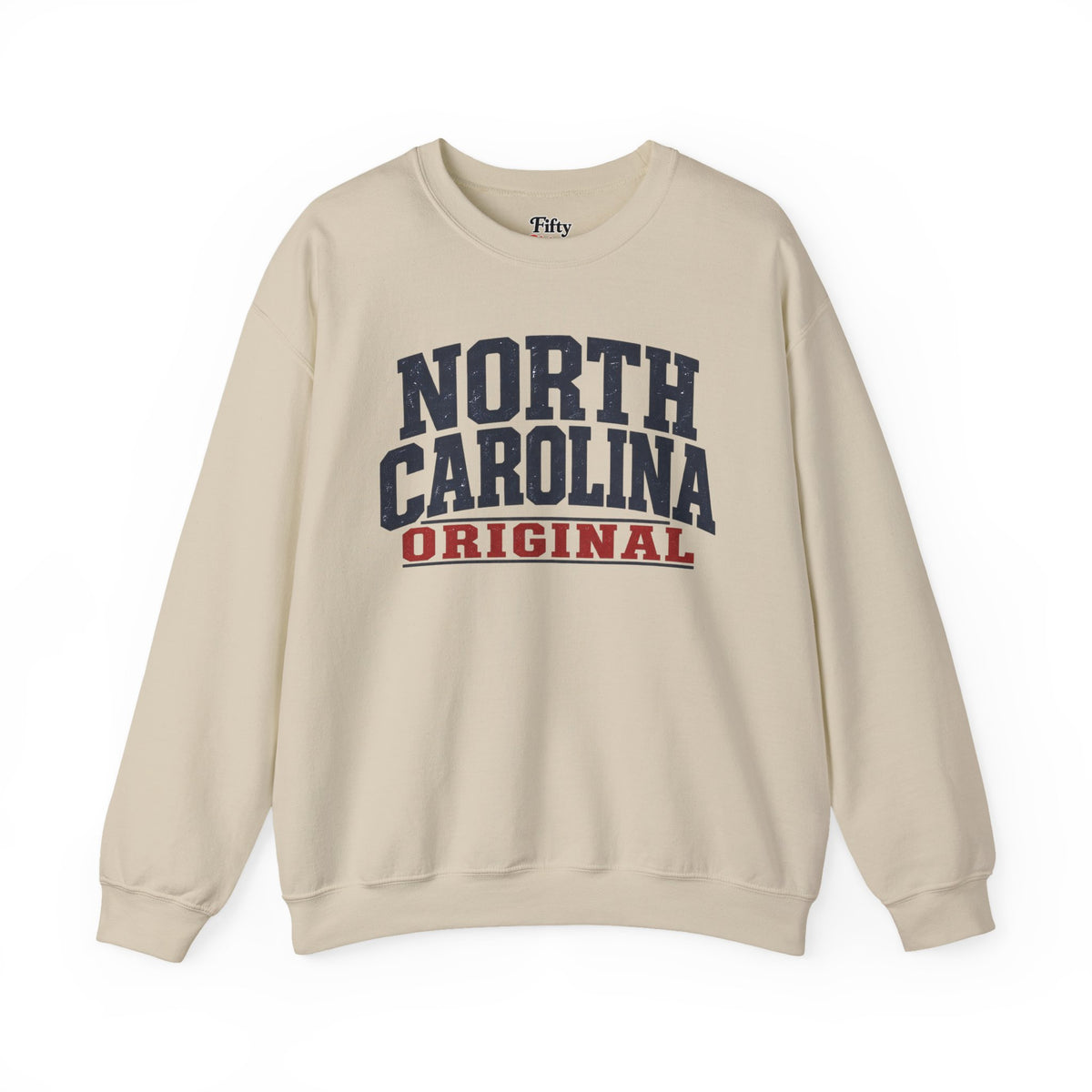 North Carolina Original Unisex Crewneck Sweatshirt State Name Graphic