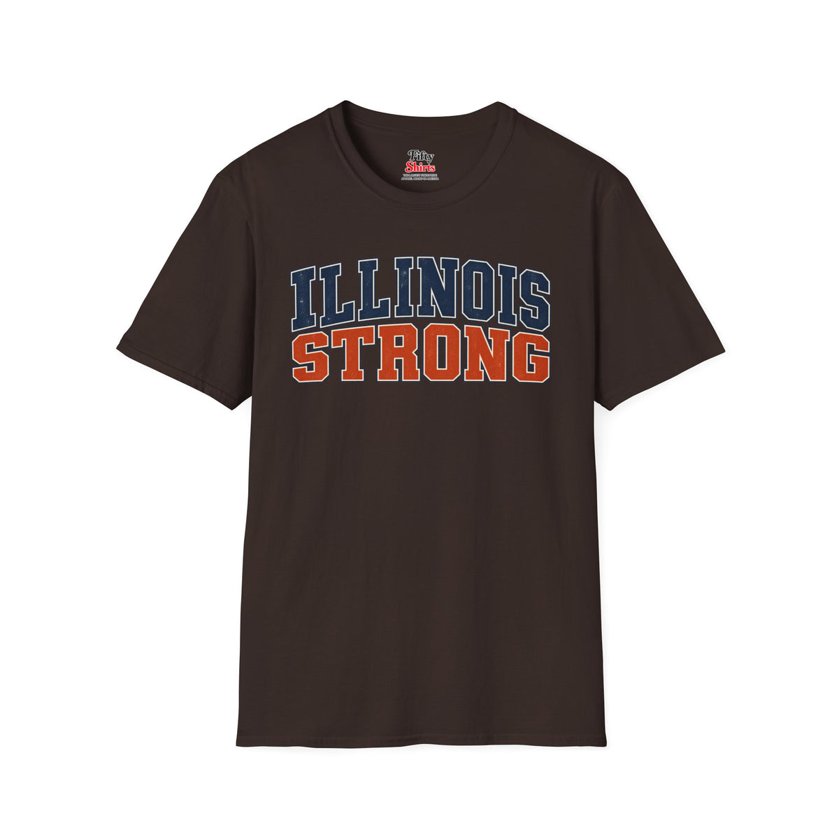 Illinois Strong Unisex Softstyle T Shirt State Name Graphic Tee