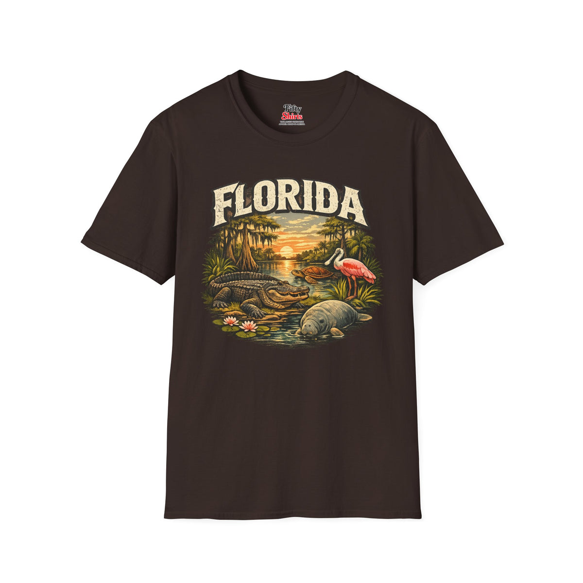 Florida Wildlife Unisex Softstyle T Shirt State Pride Graphic Tee Collections FS03