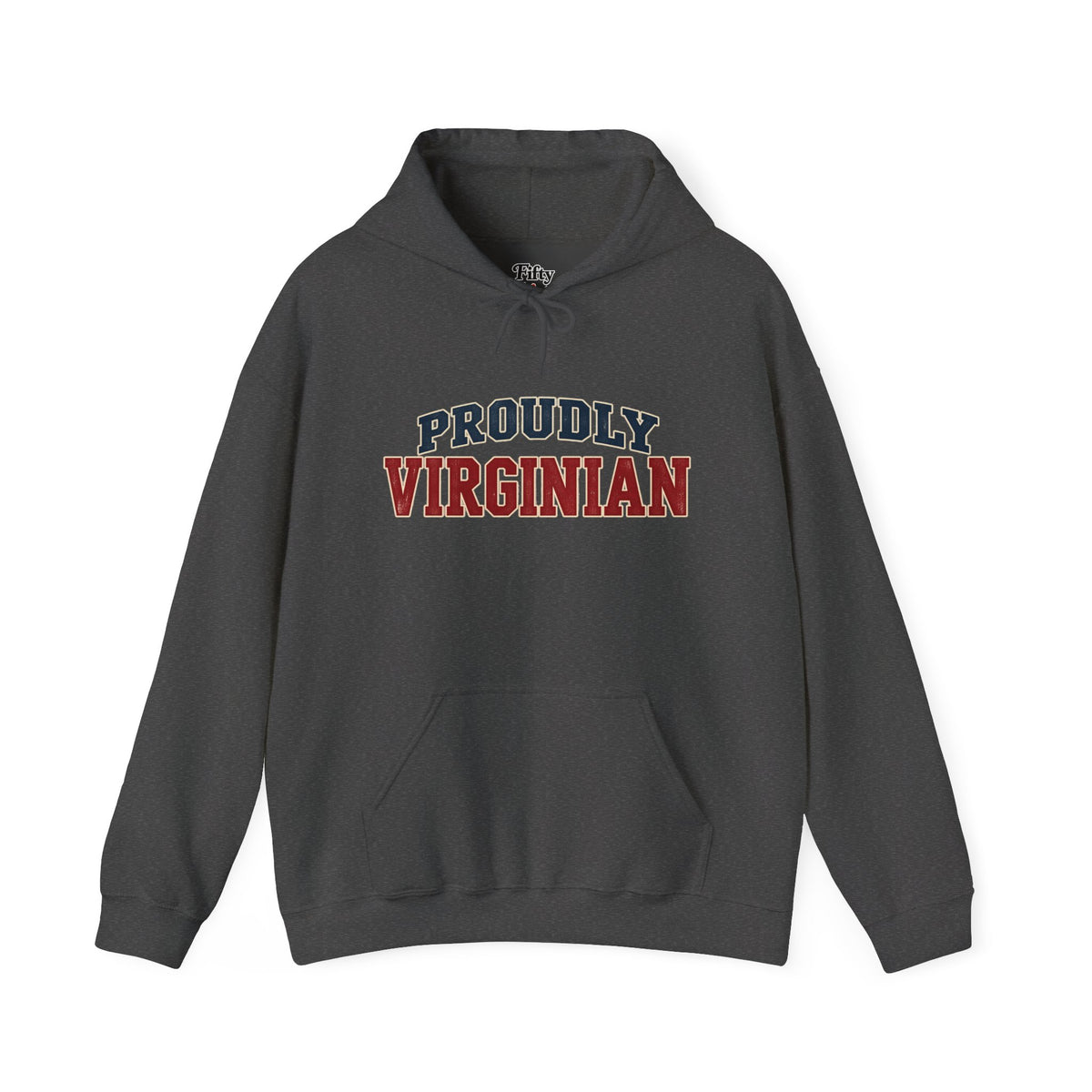 Proudly Virginian Virginia Unisex Hoodie State Name Graphic