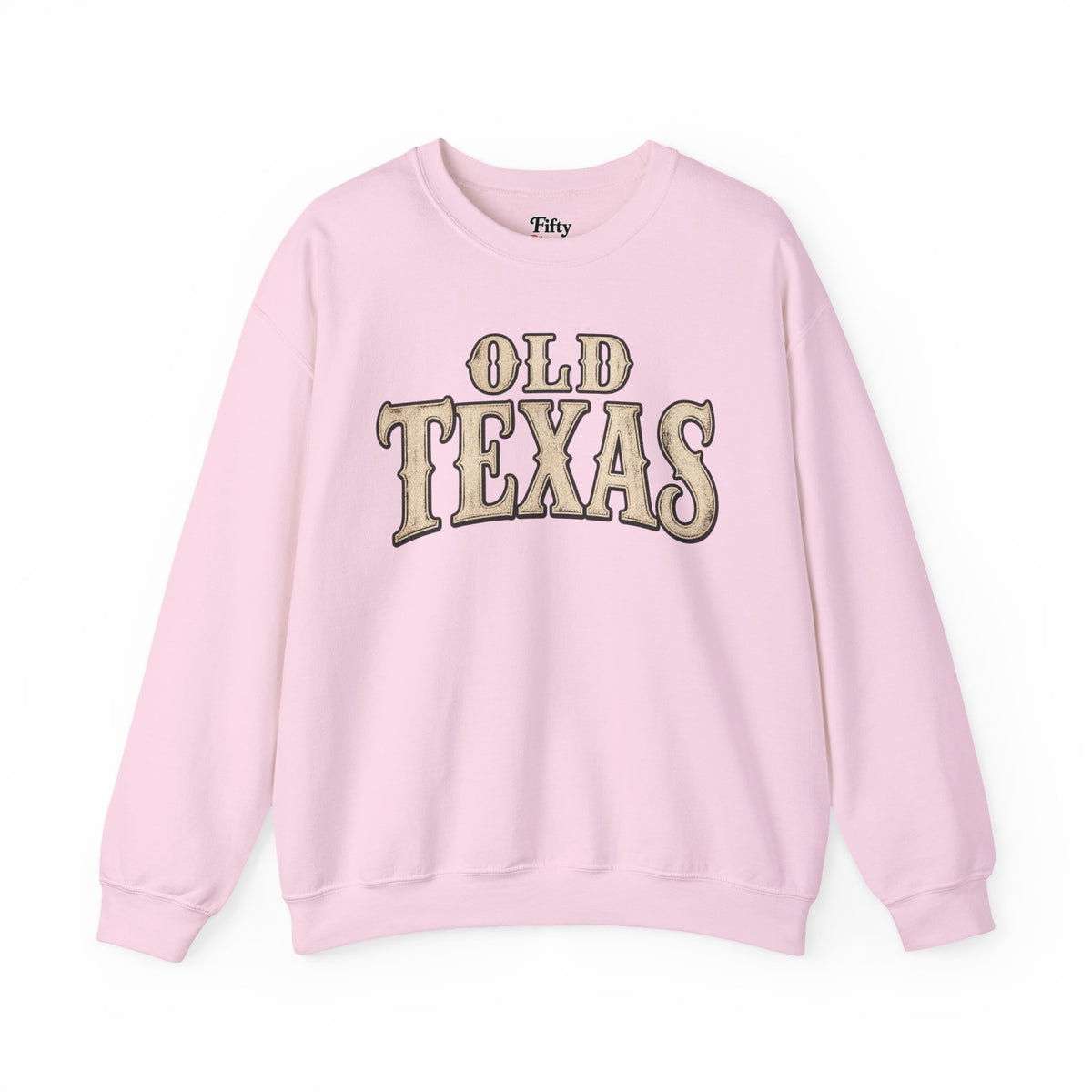 Old Texas Unisex Crewneck Sweatshirt State Name Graphic