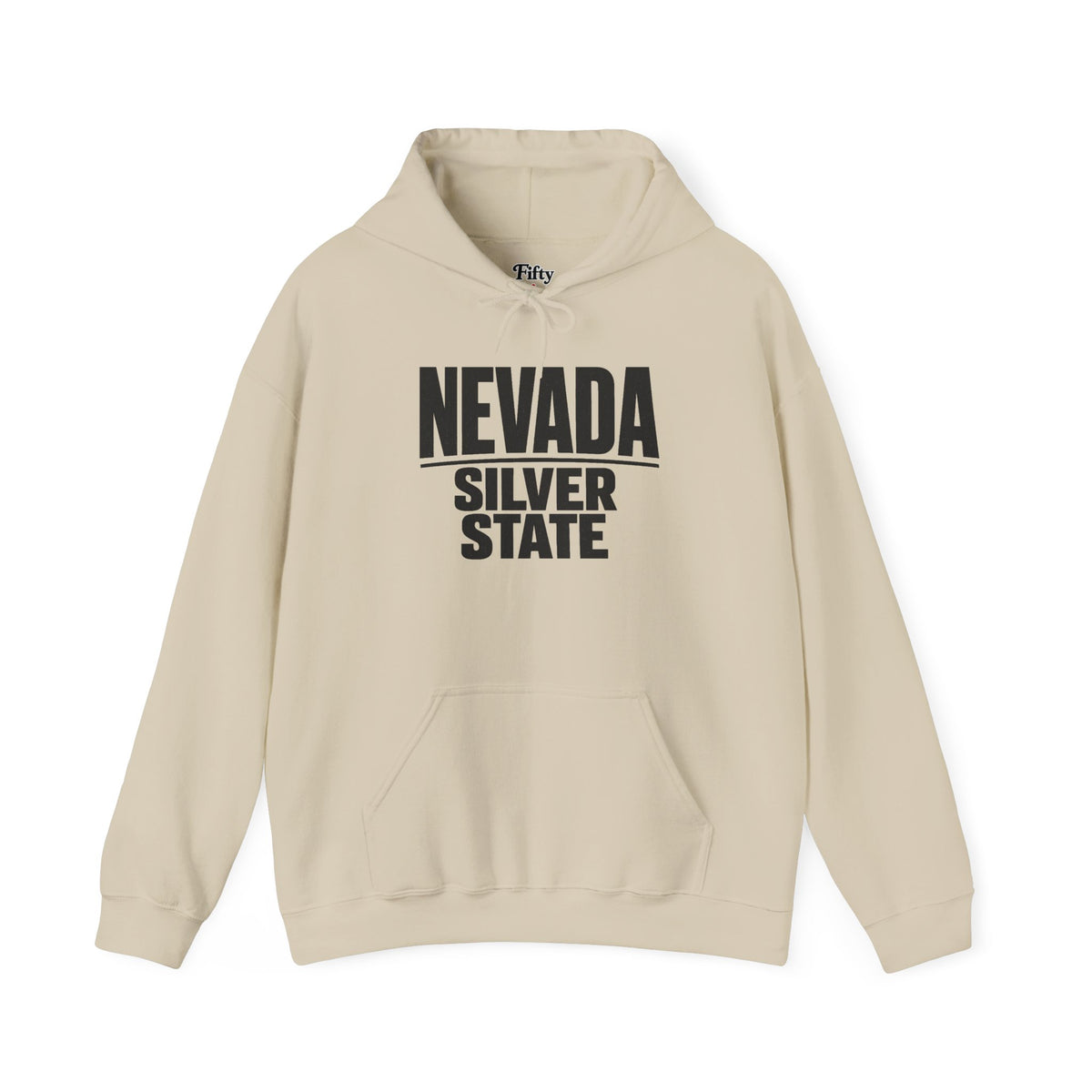 Nevada Silver State Unisex Hoodie State Name Graphic