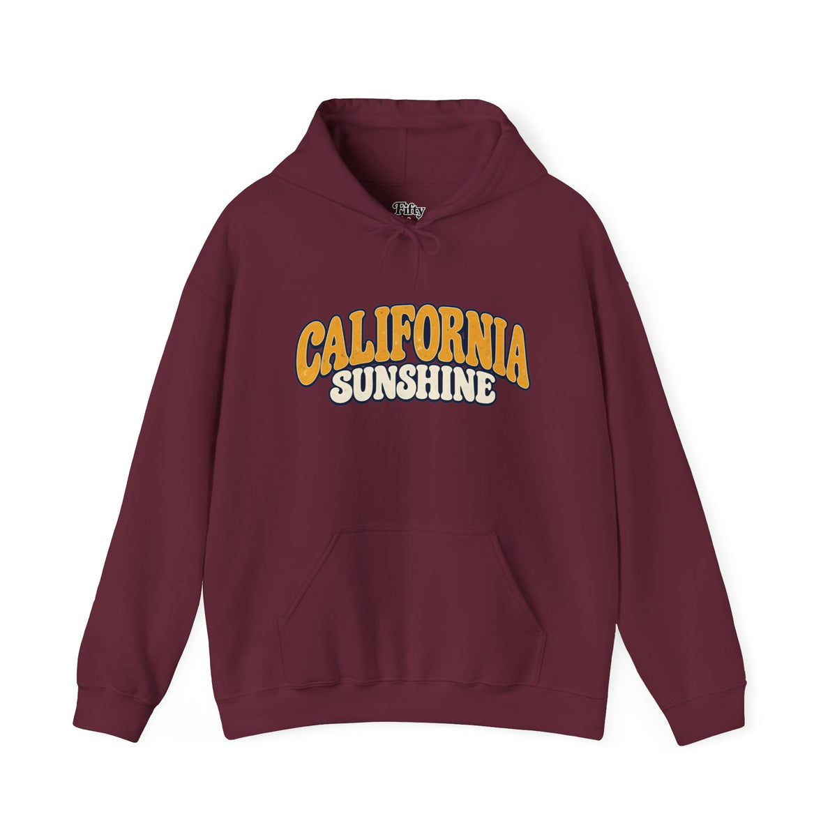 California Sunshine Unisex Hoodie State Name Graphic