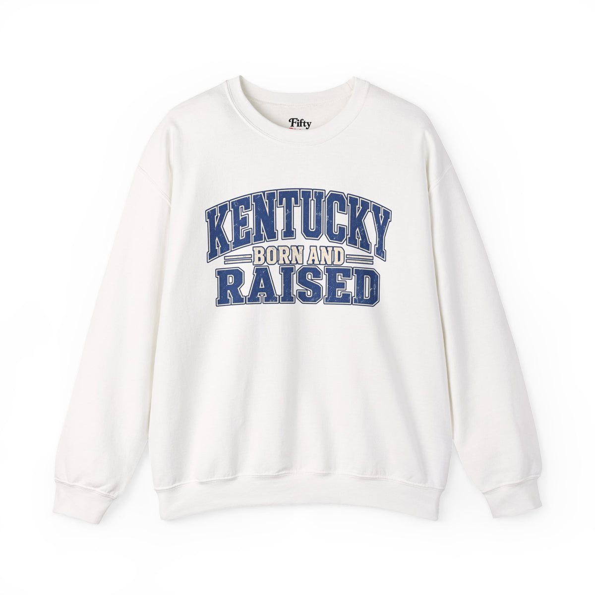 Kentucky Born and Raised Bluegrass Unisex Sweatshirt Graphic