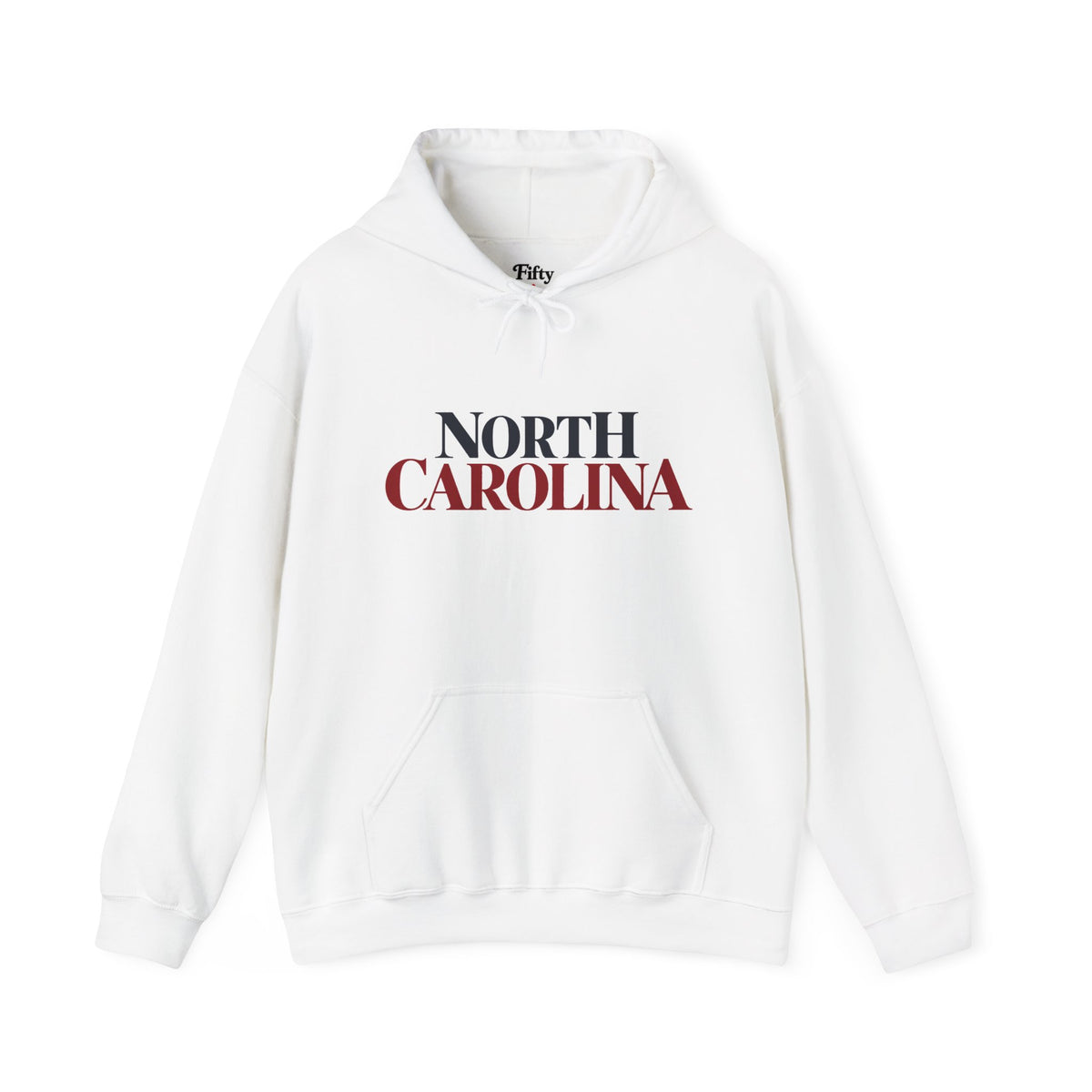 North Carolina Unisex Hoodie State Name Graphic