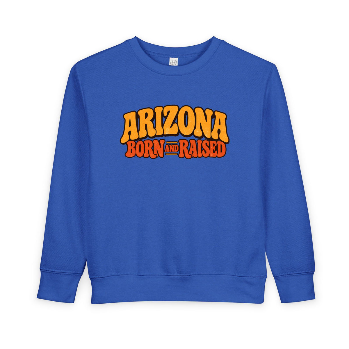 Arizona Born and Raised Retro 1970s Southwest Unisex Toddler Sweatshirt