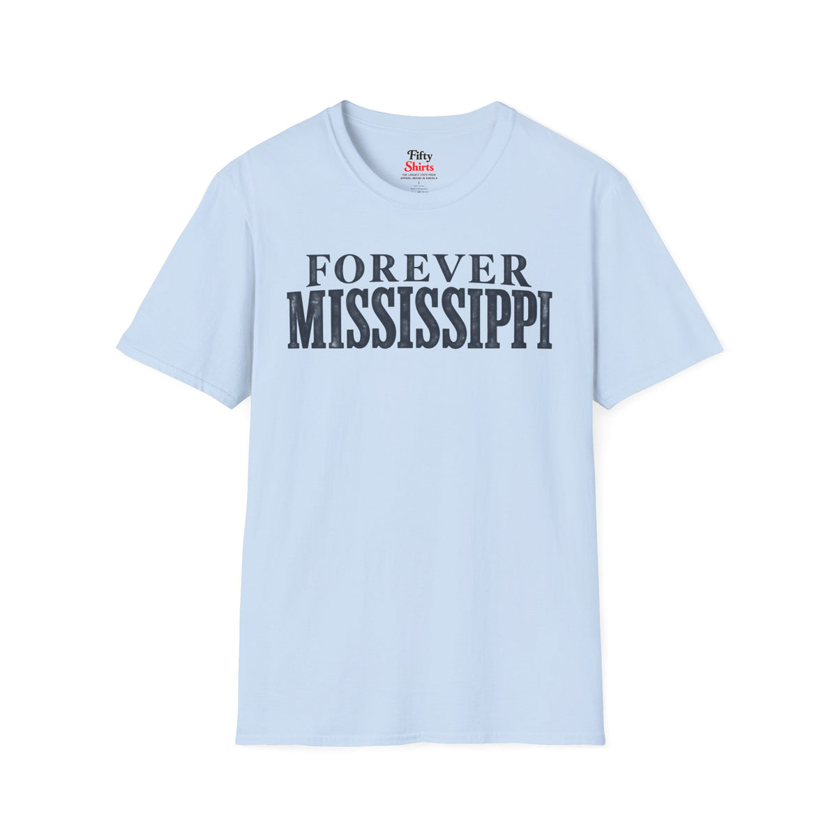Forever Mississippi Unisex Softstyle T Shirt State Name Graphic Tee