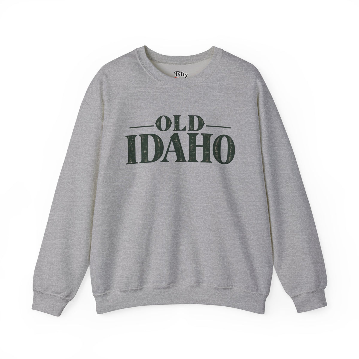 Old Idaho Unisex Crewneck Sweatshirt State Name Graphic