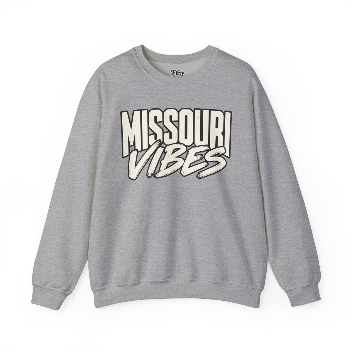Missouri Vibes Unisex Crewneck Sweatshirt State Name Graphic