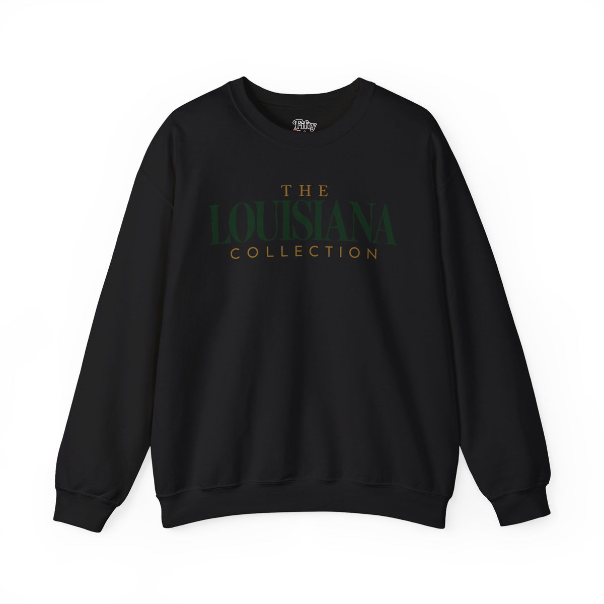 The Louisiana Collection Unisex Crewneck Sweatshirt State Name Graphic