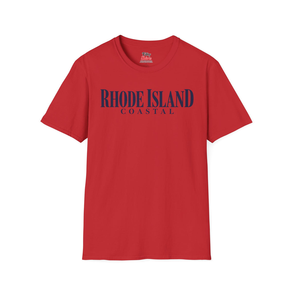 Rhode Island Coastal Unisex Softstyle T Shirt State Name Graphic Tee