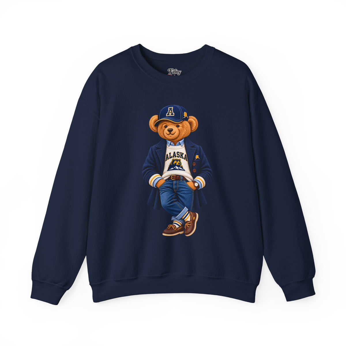 Alaska - Game Day Teddy Bear Sweatshirt