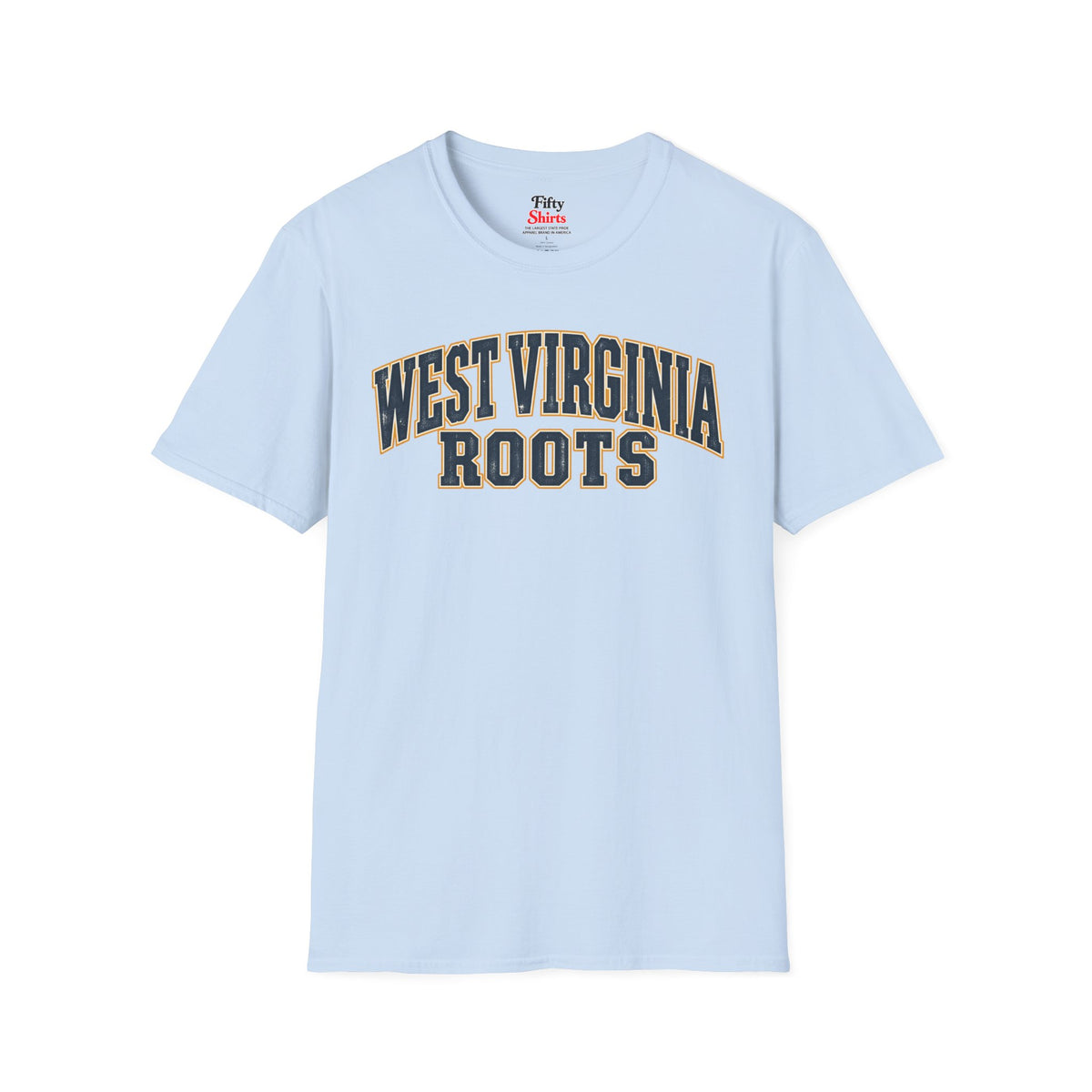 West Virginia Roots Unisex Softstyle T Shirt State Name Graphic Tee
