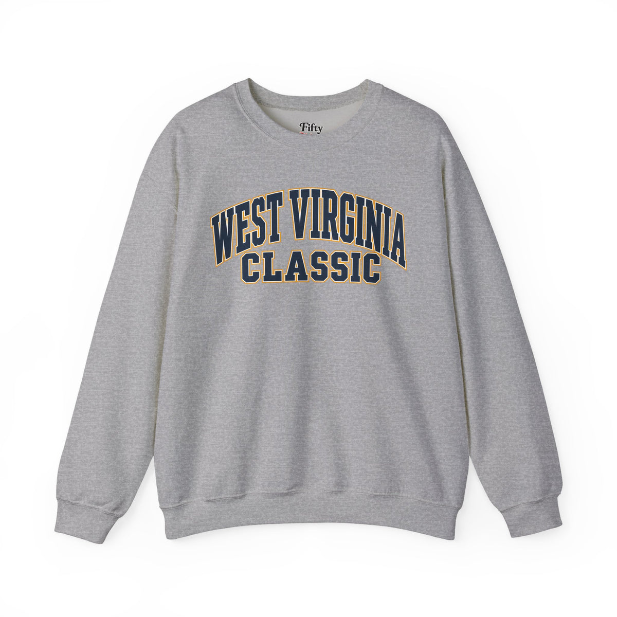 West Virginia Classic Unisex Crewneck Sweatshirt State Name Graphic
