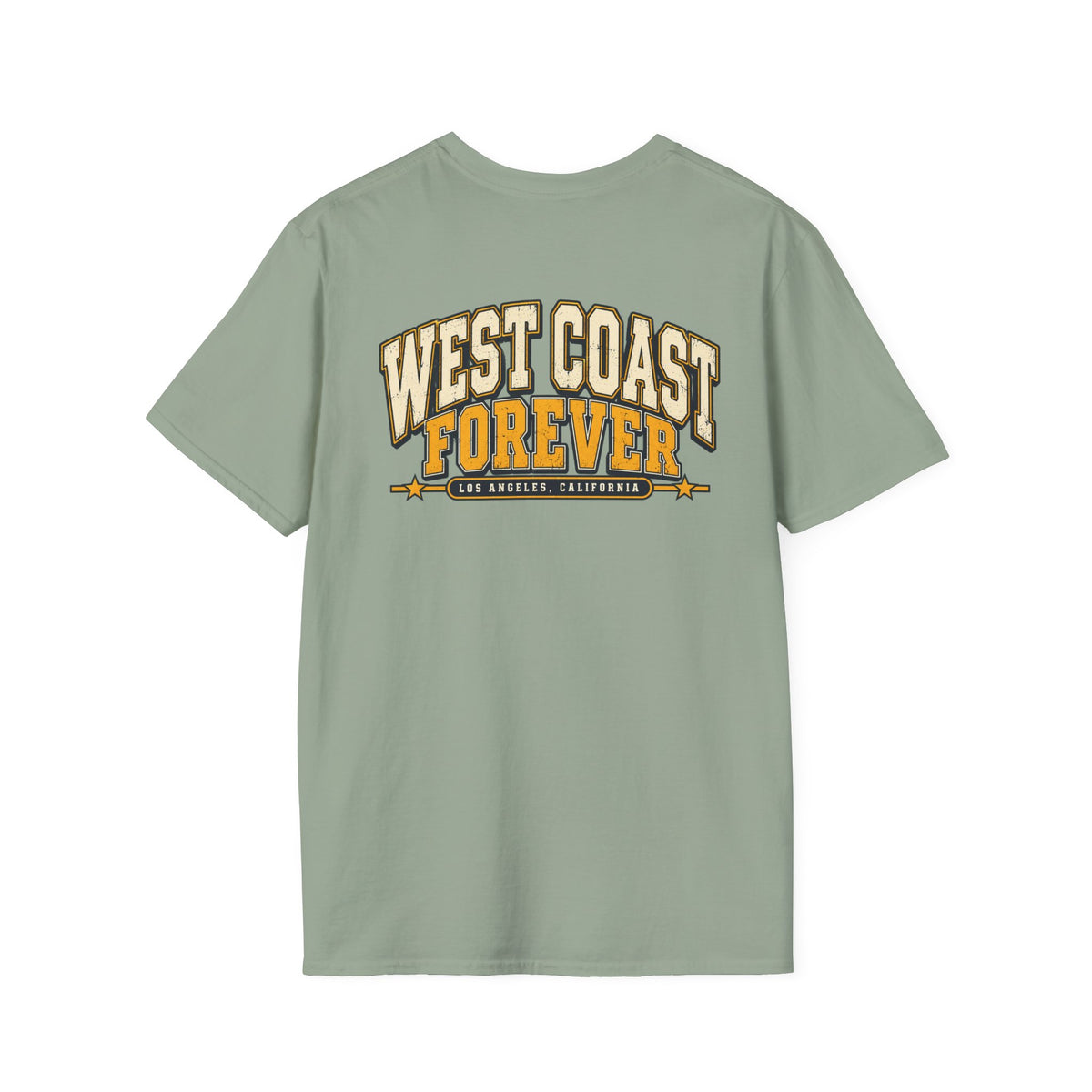 West Coast Forever Los Angeles Unisex Softstyle Graphic Tee