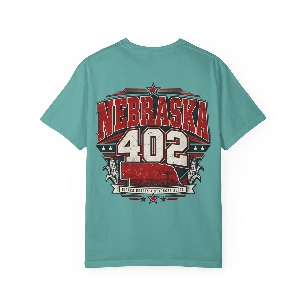 Nebraska 402 Unisex Comfort Color 1717 Streetwear Graphic Tee