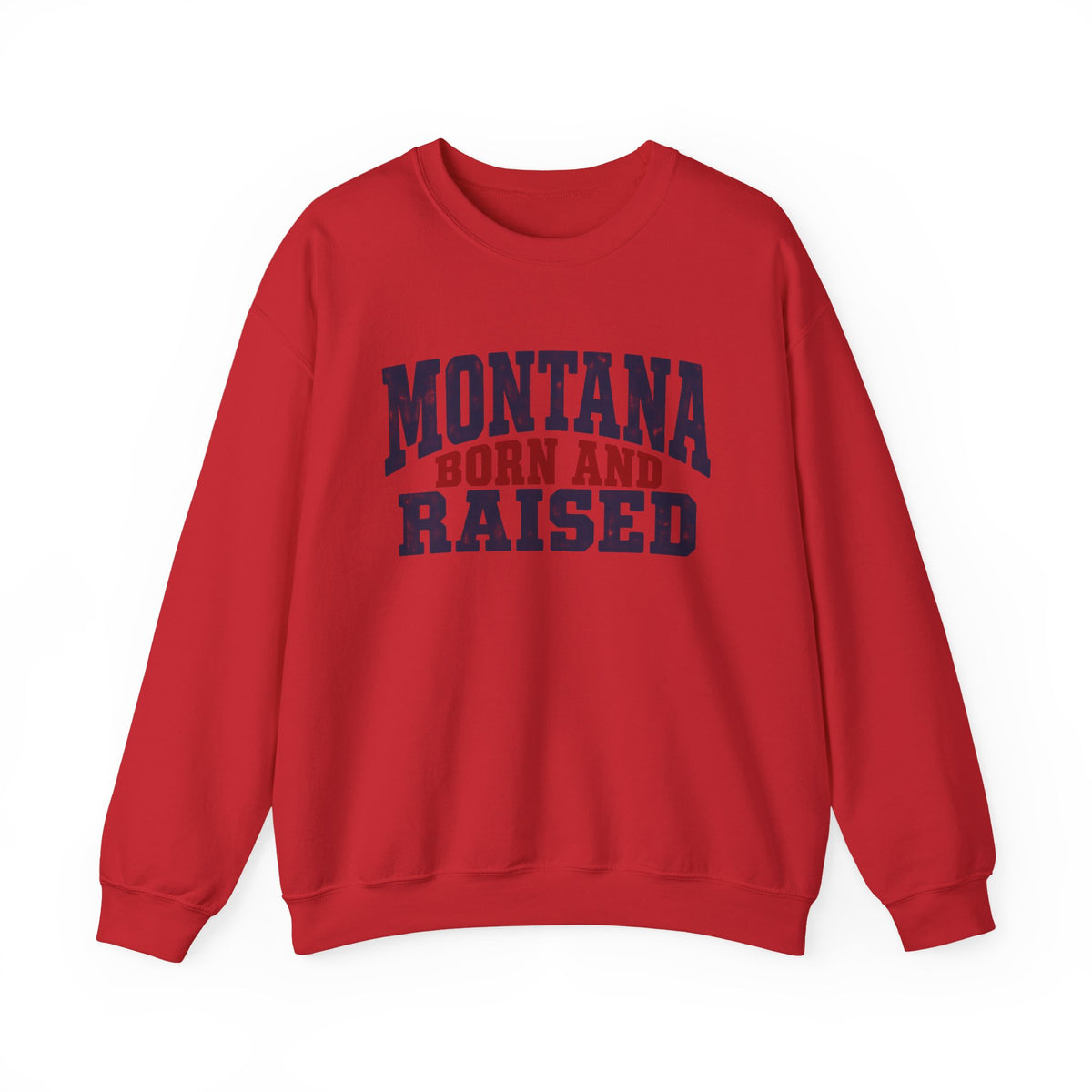Montana Born and Raised Rustic Workwear Unisex Sweatshirt Graphic