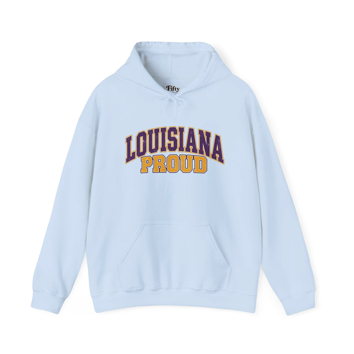 Louisiana Proud Unisex Hoodie State Name Graphic