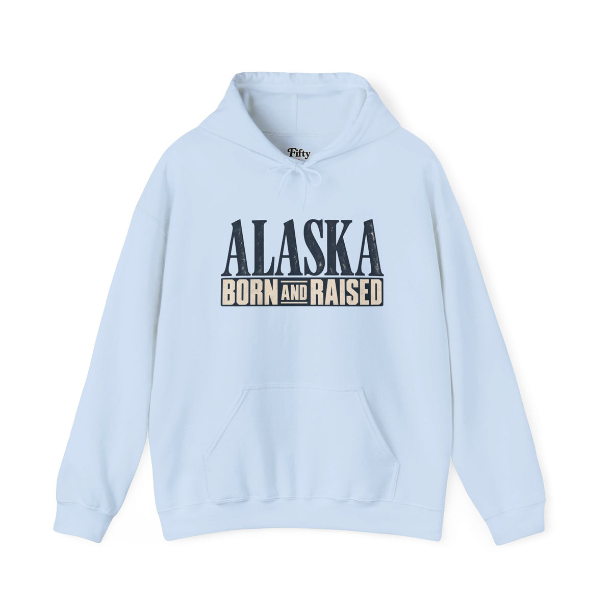 Alaska Born and Raised Premium Heritage Unisex Hoodie Graphic