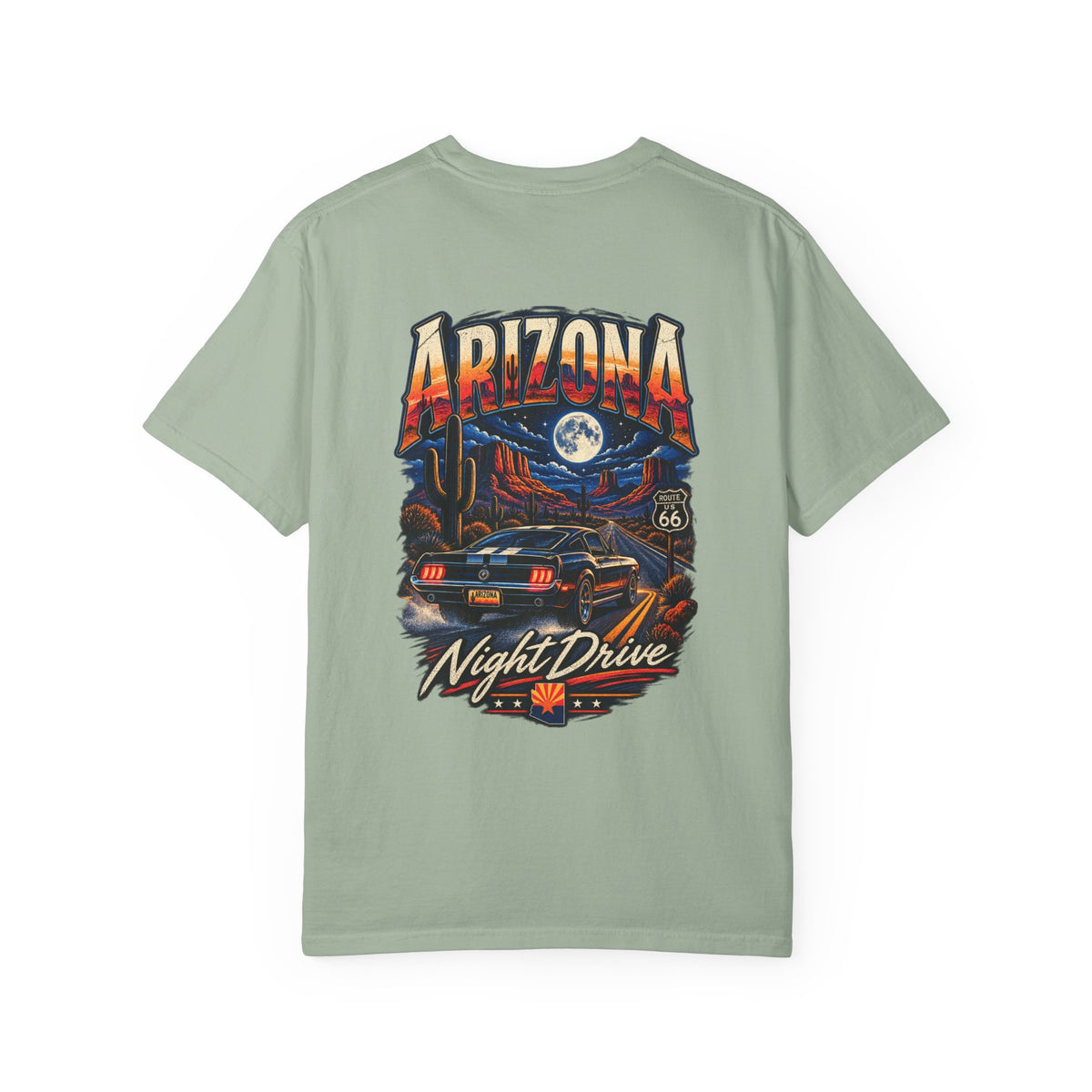 Arizona Night Drive Unisex Comfort Color 1717 Streetwear Graphic Tee