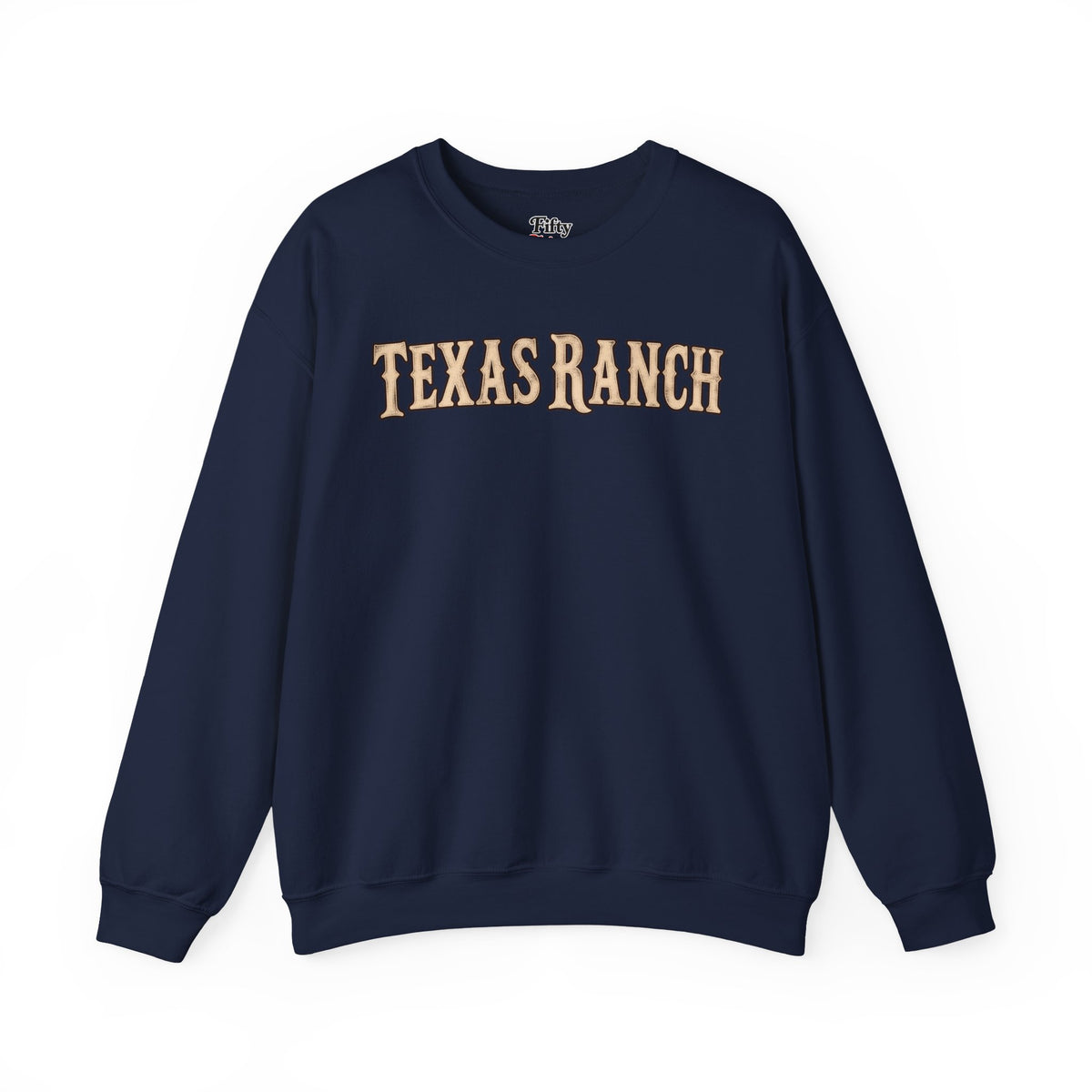 Texas Ranch Unisex Crewneck Sweatshirt State Name Graphic