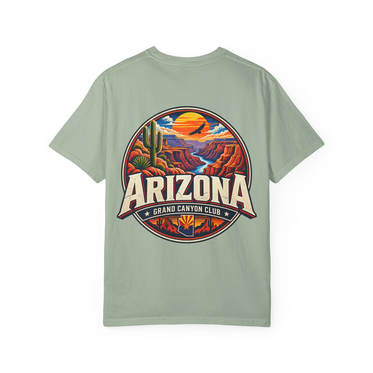 Arizona Grand Canyon Club Unisex Comfort Color 1717 Streetwear Graphic Tee