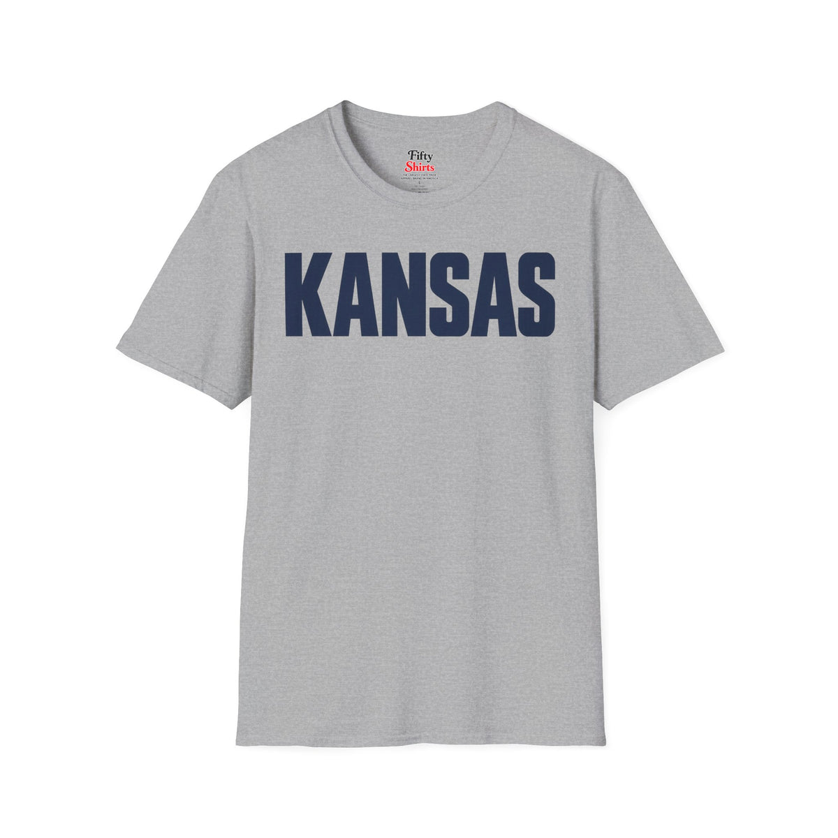 Kansas Unisex Softstyle T Shirt State Name Graphic Tee