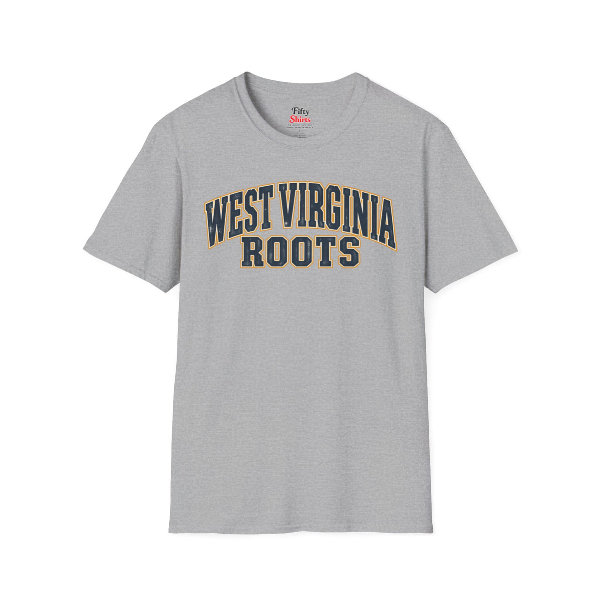 West Virginia Roots Unisex Softstyle T Shirt State Name Graphic Tee
