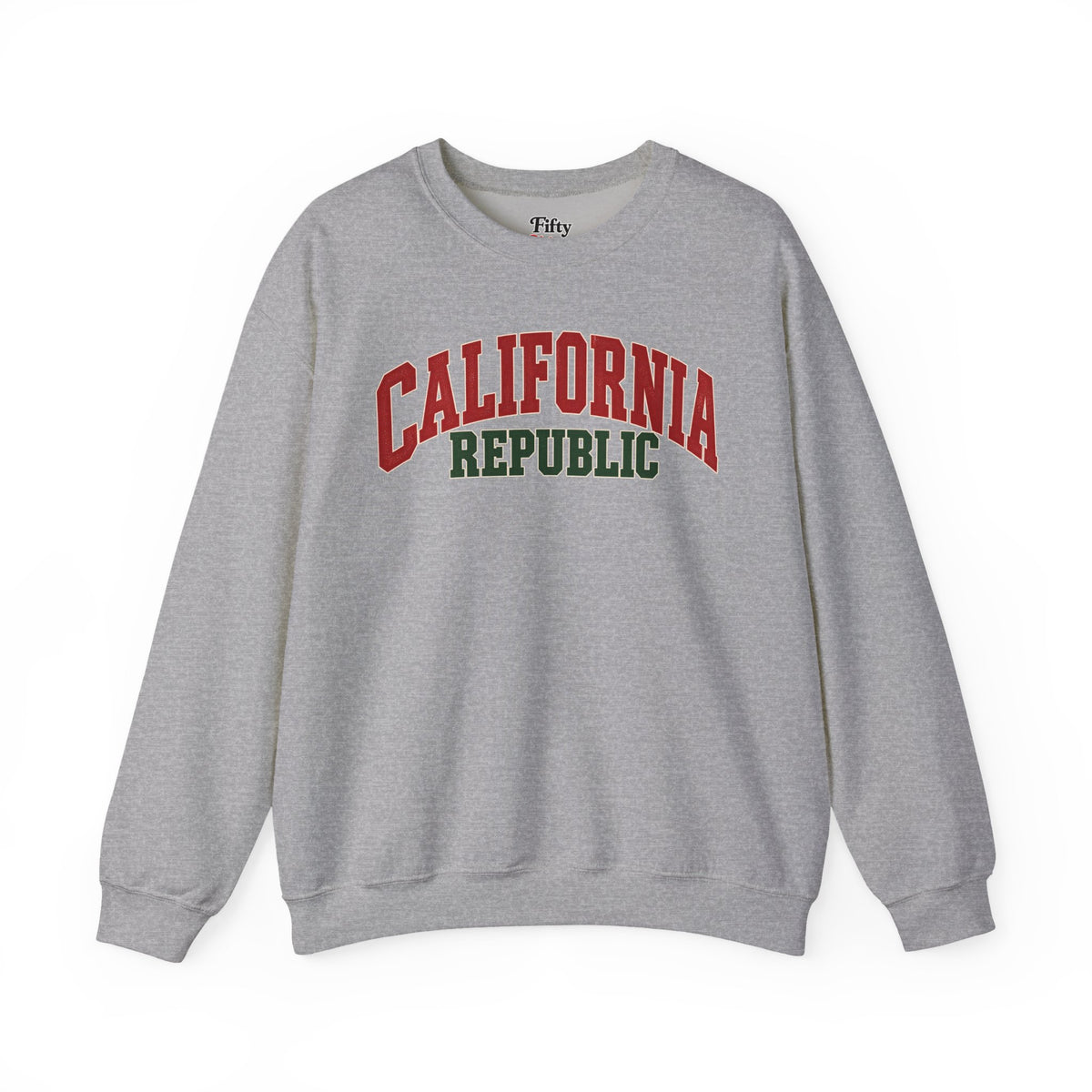 California Republic Unisex Crewneck Sweatshirt State Name Graphic