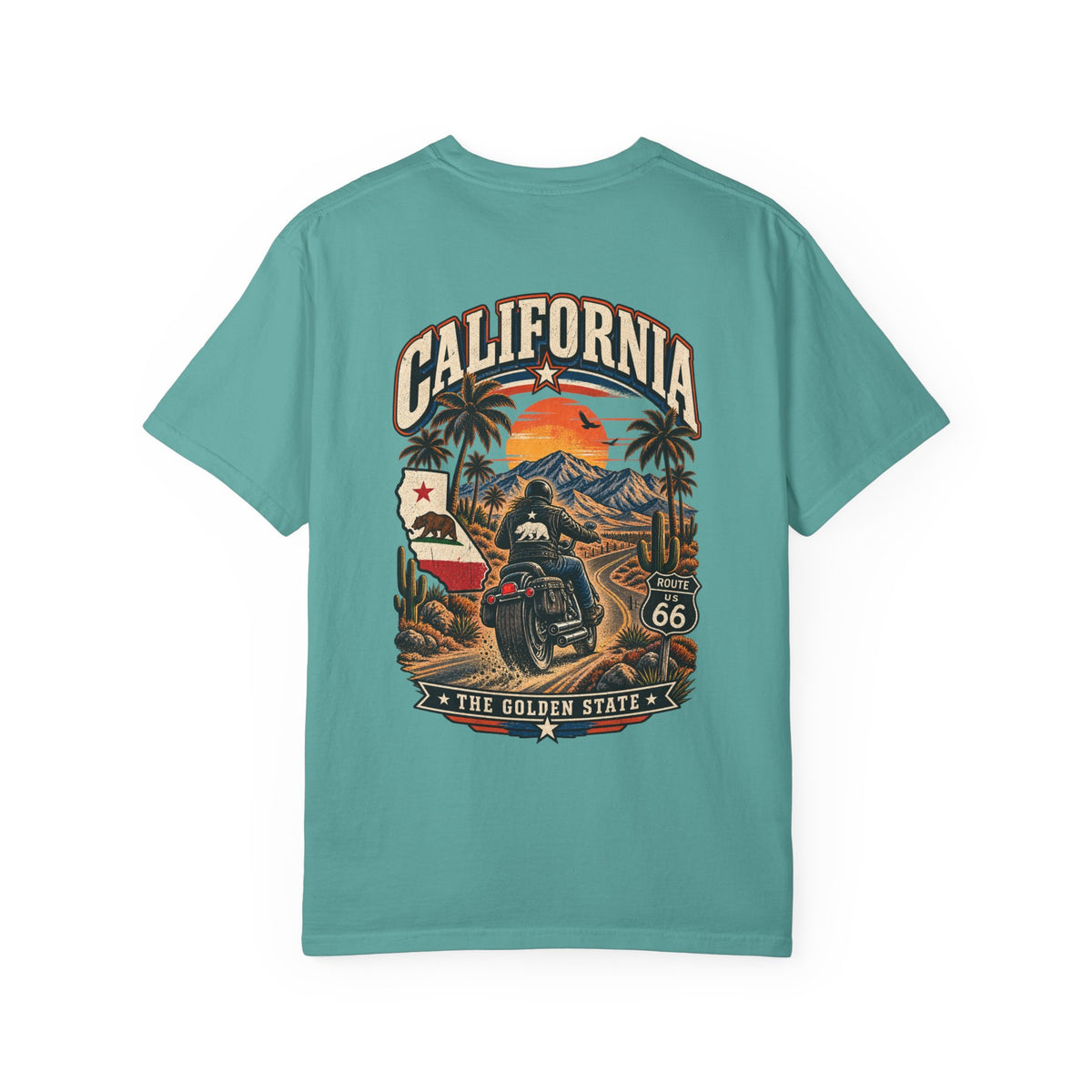 California Desert Rider Unisex Comfort Color 1717 Streetwear Graphic Tee