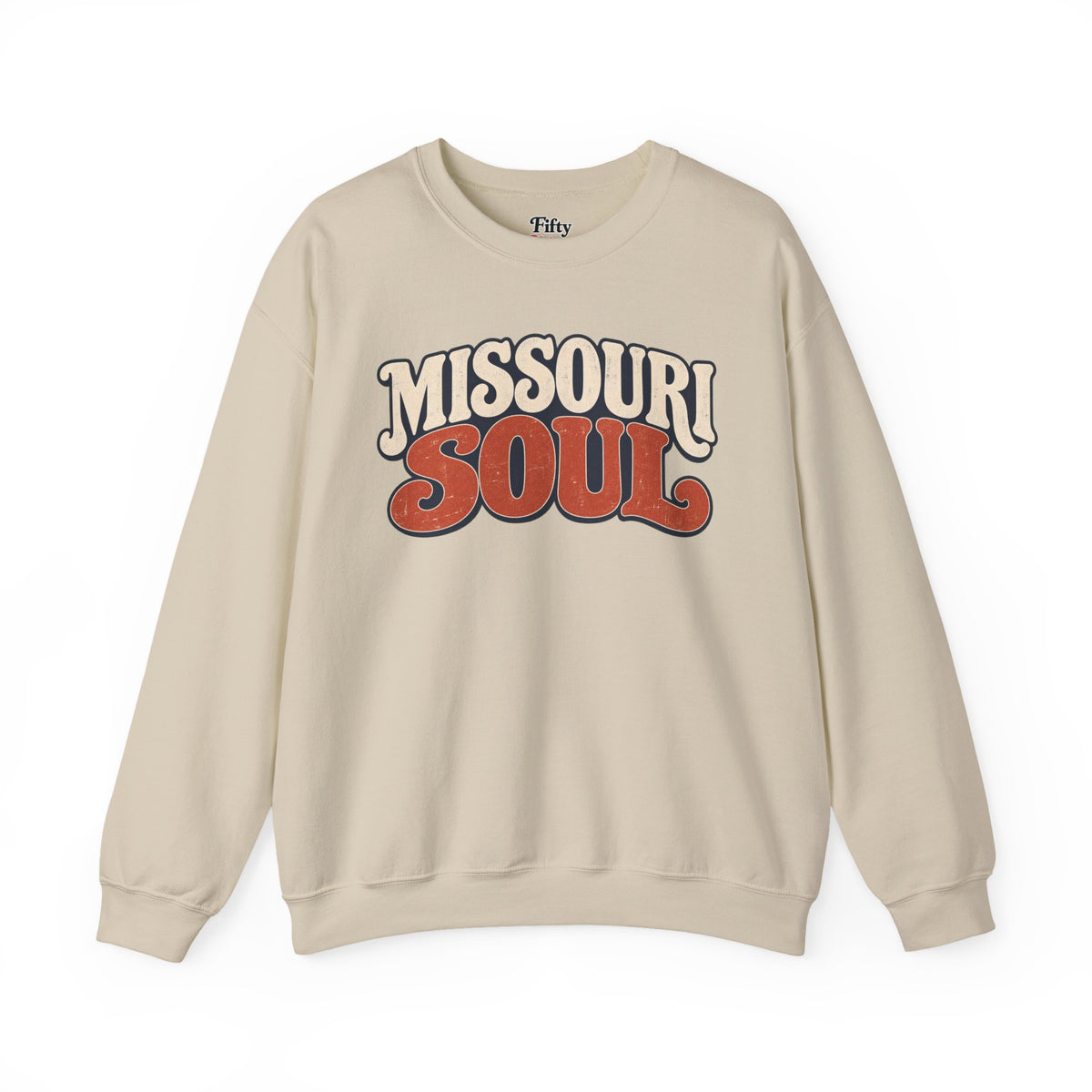 Missouri Soul Unisex Crewneck Sweatshirt State Name Graphic