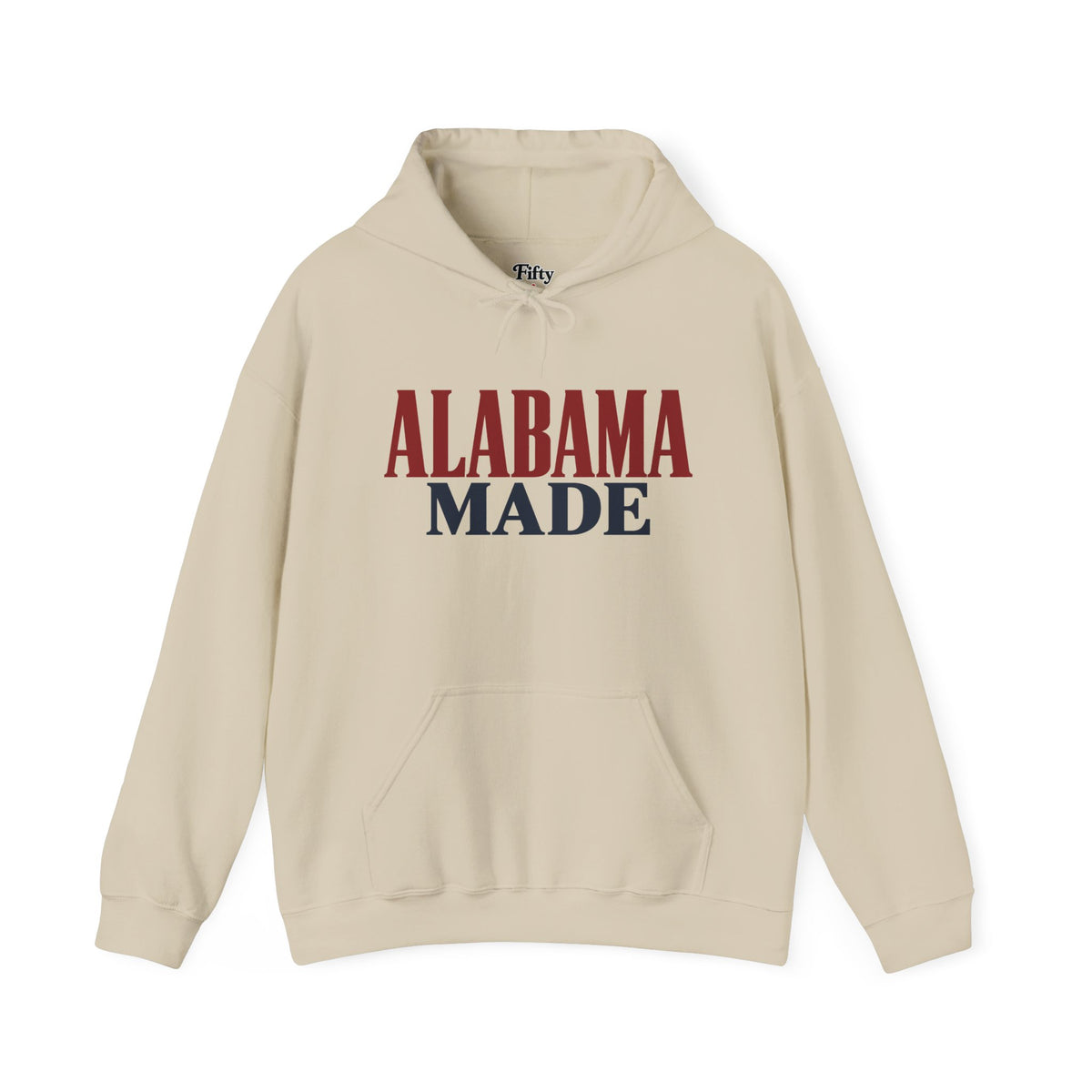 Alabama Made Unisex Hoodie State Name Graphic
