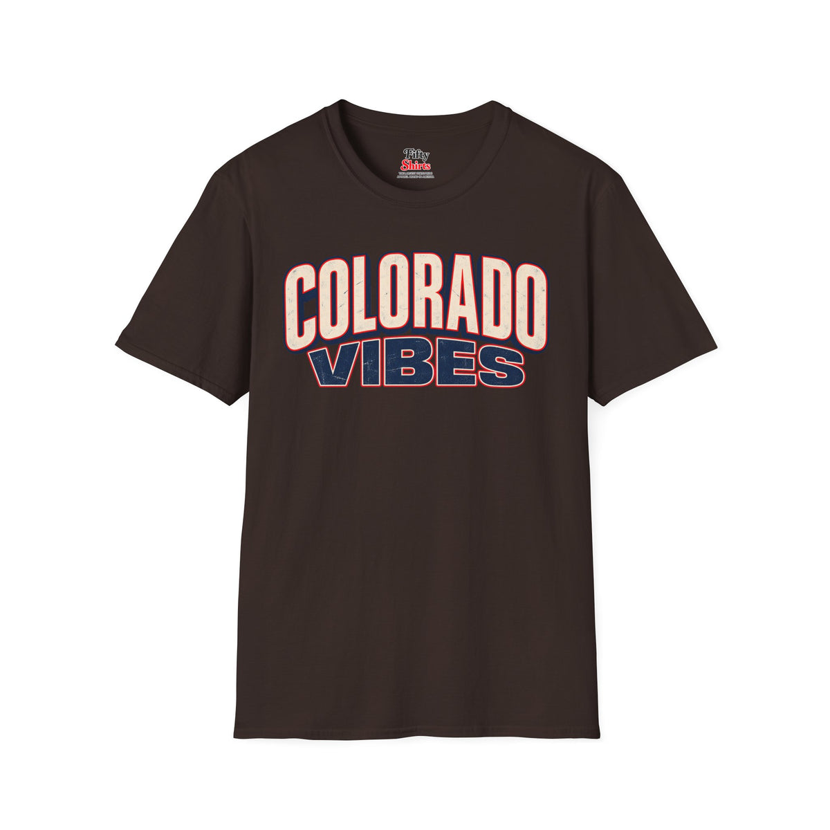 Colorado Vibes Unisex Softstyle T Shirt State Name Graphic Tee