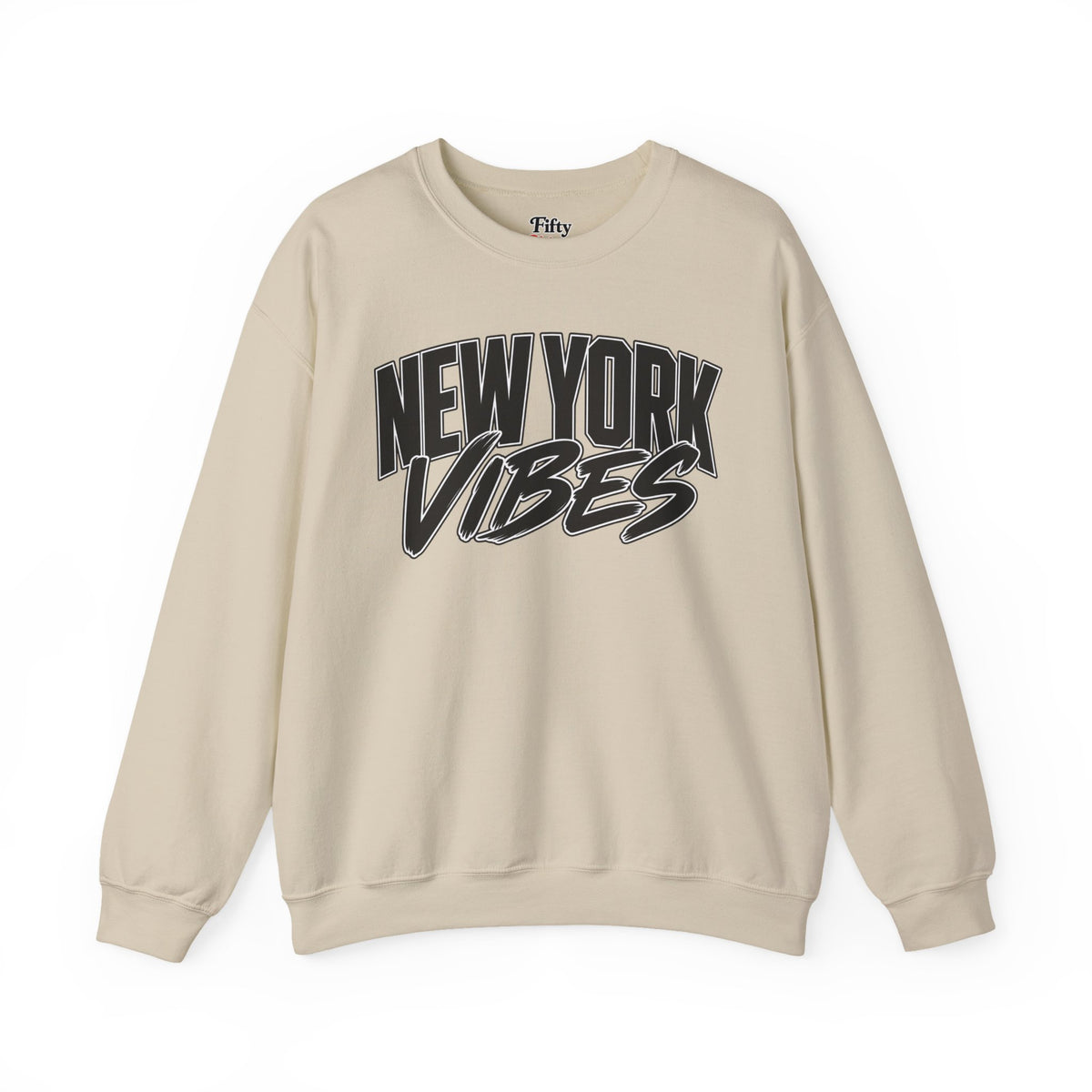 New York Vibes Unisex Crewneck Sweatshirt State Name Graphic