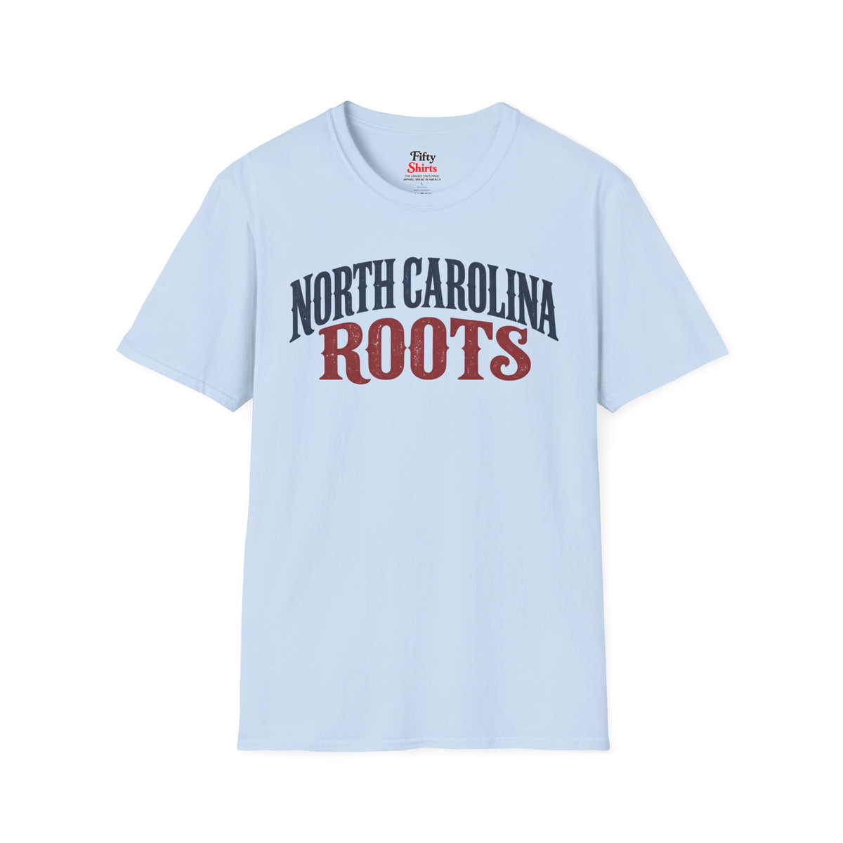 North Carolina Roots Unisex Softstyle T Shirt State Name Graphic Tee