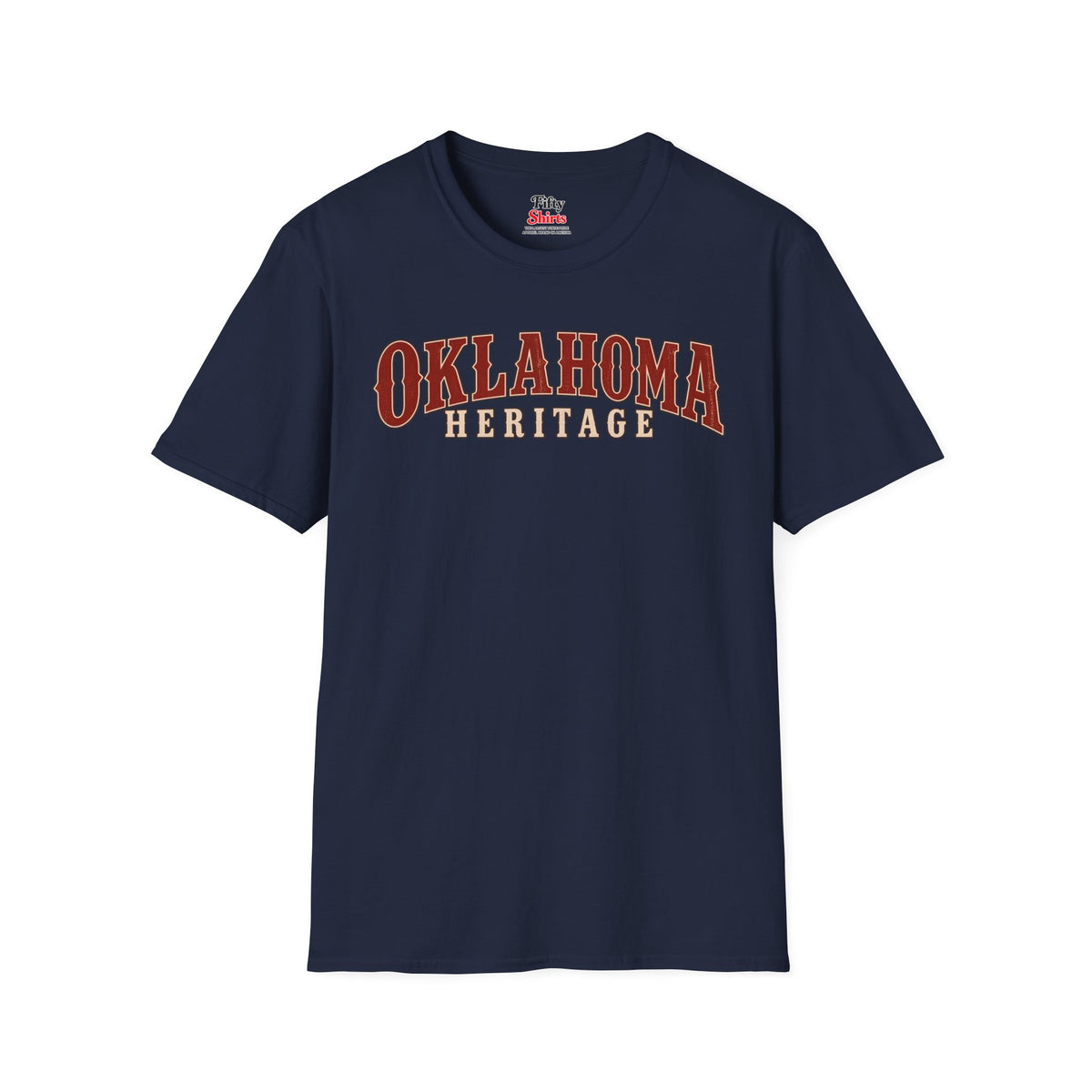 Oklahoma Heritage Unisex Softstyle T Shirt State Name Graphic Tee