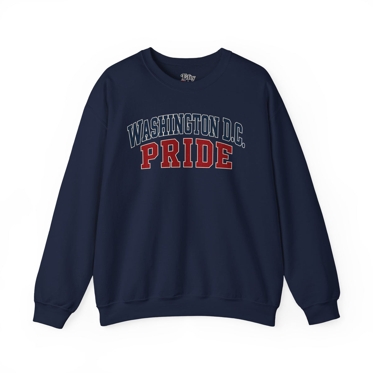Washington DC Pride Unisex Crewneck Sweatshirt State Name Graphic