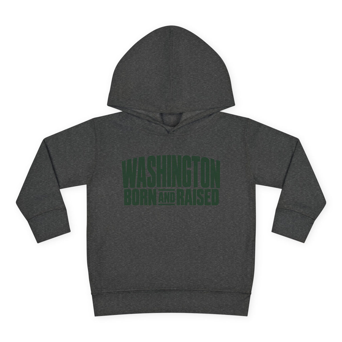 Washington Born and Raised Bold Streetwear Unisex Toddler Pullover Fleece Hoodie