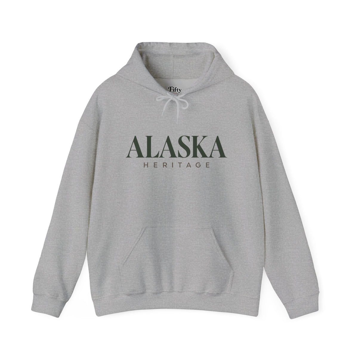 Alaska Heritage Unisex Hoodie State Name Graphic