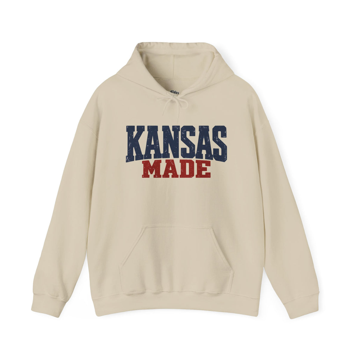 Kansas Made Unisex Hoodie State Name Graphic